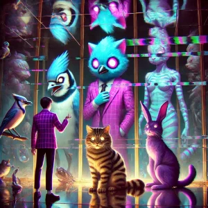 Mirrors into alternate realities.